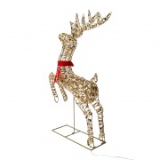 Светодиодная фигура бегущий Олень 88см, цвет свечения теплый белый, питание от трансформатора, IP44 NEON-NIGHT | Фото 4