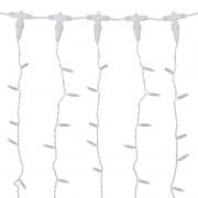 Гирлянда Занавес 2х6м 768 LED БЕЛЫЙ прозрачный ПВХ IP65 эффект мерцания 230В нужен блок 303-500-1 | Фото 3