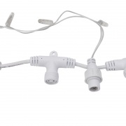 Гирлянда Занавес 2х6м 768 LED БЕЛЫЙ прозрачный ПВХ IP65 эффект мерцания 230В нужен блок 303-500-1 | Фото 6