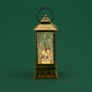 Декоративный фонарь (фигура) с эффектом снегопада и подсветкой Семья снеговиков NEON-NIGHT | Фото 8