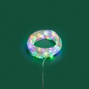 Умная гирлянда Роса с крупными каплями 10м 100 LED RGB мягкий прозрачный провод IP20 USB NEON-NIGHT | Фото 5