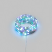 Умная гирлянда Роса с крупными каплями 20м 200 LED RGB IP20 прозрачный провод USB NEON-NIGHT | Фото 1