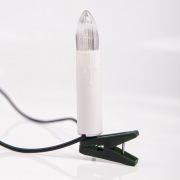 Гирлянда светодиодная Свечи 20м, темно-зеленый ПВХ, 100 LED ТЕПЛЫЙ БЕЛЫЙ, не соединяется NEON-NIGHT | Фото 3