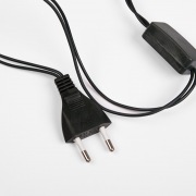 Гирлянда светодиодная Свечи 20м, темно-зеленый ПВХ, 100 LED ТЕПЛЫЙ БЕЛЫЙ, не соединяется NEON-NIGHT | Фото 6