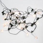 Гирлянда светодиодная Свечи 20м, темно-зеленый ПВХ, 100 LED ТЕПЛЫЙ БЕЛЫЙ, не соединяется NEON-NIGHT | Фото 7