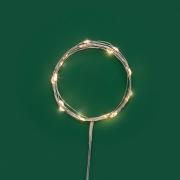 Гирлянда светодиодная Роса 2м 20 LED ТЕПЛЫЙ БЕЛЫЙ IP20 2хАА (в комплект не входят) NEON-NIGHT | Фото 4