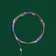 Гирлянда светодиодная Роса 2м 20 LED МУЛЬТИКОЛОР IP20 2хАА (в комплект не входят) NEON-NIGHT | Фото 6