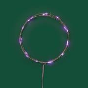 Гирлянда светодиодная Роса 2м 20 LED ФИОЛЕТОВЫЙ IP20 2хАА (в комплект не входят) NEON-NIGHT | Фото 6