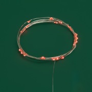 Гирлянда светодиодная Роса 5м 50 LED ОРАНЖЕВЫЙ IP20 2хАА (в комплект не входят) NEON-NIGHT | Фото 7