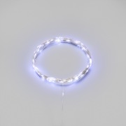 Гирлянда светодиодная Роса 10м 100 LED БЕЛЫЙ IP20 3хАА (в комплект не входят) NEON-NIGHT | Фото 1
