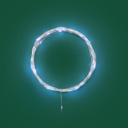 Гирлянда светодиодная Роса 10м 100 LED БЕЛЫЙ IP20 3хАА (в комплект не входят) NEON-NIGHT | Фото 6