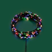 Гирлянда светодиодная Роса с контроллером 30м 300 LED МУЛЬТИКОЛОР IP20 230В зеленый провод NEON-NIGHT | Фото 7