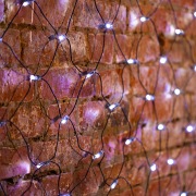 Гирлянда "Сеть" 2,5х2,5м, черный ПВХ, 432 LED Белые | Фото 1