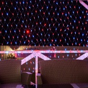 Гирлянда "Сеть" 2,5х2,5м, черный ПВХ, 432 LED Красные/Синие | Фото 3