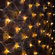 Гирлянда "Сеть" 2х1,5м, свечение с динамикой, прозрачный ПВХ, 288 LED, 230 В, цвет: Тёплый белый | Фото 1