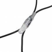 Гирлянда "Сеть" 2х1,5м, черный ПВХ, 288 LED ТЕПЛЫЙ БЕЛЫЙ | Фото 3