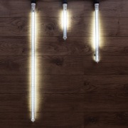 Сосулька светодиодная 50 см, 220V, e27, двухсторонняя, 48х2 диодов, цвет диодов белый | Фото 1