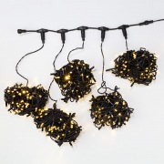 Гирлянда "LED ClipLight" 24V, 5 нитей по 20 метров, цвет диодов ТЕПЛЫЙ БЕЛЫЙ | Фото 1