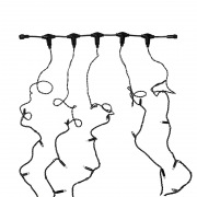 Гирлянда "LED ClipLight" 24V, 5 нитей по 20 метров, цвет диодов ТЕПЛЫЙ БЕЛЫЙ | Фото 2