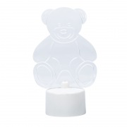 Фигура светодиодная на подставке "Мишка 2D", RGB | Фото 1