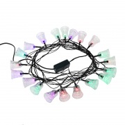 Гирлянда светодиодная "Колокольчики" 20 LED RGB 2,8 метра с контроллером | Фото 4