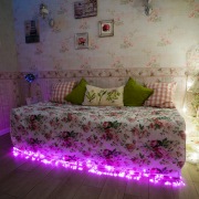 Гирлянда светодиодная "Цветы Сакуры" 50 LED РОЗОВЫЕ 7 метров с контроллером | Фото 1