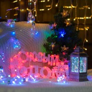 Фигура светодиодная "С НОВЫМ ГОДОМ" 35 LED КРАСНЫЕ 42*19 см | Фото 1