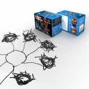 Елочная гирлянда с кольцом, 7 нитей по 1,5 метра, цвет диодов мультиколор, не соединяется | Фото 5