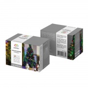 Елочная гирлянда с кольцом, 7 нитей по 1,5 метра, цвет диодов мультиколор, не соединяется | Фото 6