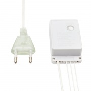 Гирлянда «Светодиодный дождь» 2х3 м, свечение с динамикой, прозрачный провод, 230 В, цвет белый | Фото 8