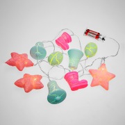 Гирлянда светодиодная «Новый год» 1,5 м, прозрачный ПВХ, 10 LED, теплый белый, питание 2 х АА (батарейки не в комплекте) | Фото 5