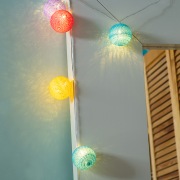 Тайские фонарики «Фейерверк» 1,5 м, прозрачный ПВХ, 10 LED, теплый белый, питание 2 х АА (батарейки не в комплекте) | Фото 8