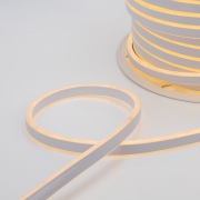 Гибкий неон LED SMD 8х16 мм, двухсторонний, теплый белый, 120 LED/м, бухта 100 м | Фото 1