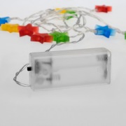 Гирлянда светодиодная «Звездочки» 1.5 м, 10 LED, прозрачный ПВХ, цвет свечения мультиколор, 2 х АА (батарейки не в комплекте) NEON-NIGHT | Фото 6
