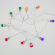 Гирлянда светодиодная «Мини-лампочки» 1.5 м, 10 LED, прозрачный ПВХ, цвет свечения мультиколор, 2 х АА (батарейки не в комплекте) NEON-NIGHT | Фото 4