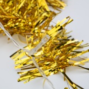 Гирлянда светодиодная «Мишура» золотая 10 LED, 1,5 м, прозрачный ПВХ, теплое белое свечение, 2 х АА (батарейки не в комплекте) NEON-NIGHT | Фото 6