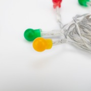 Гирлянда светодиодная «Шарики» 1.5 м, 10 LED, прозрачный ПВХ, цвет свечения мультиколор, 2 х АА (батарейки не в комплекте) NEON-NIGHT | Фото 6