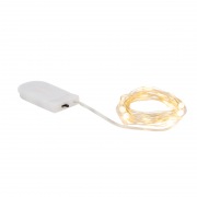 Гирлянда «Роса» с крупными каплями 2 м, 20 LED, теплое белое свечение, 2хCR2032 в комплекте NEON-NIGHT | Фото 3