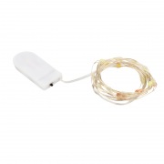 Гирлянда «Роса» с крупными каплями 2 м, 20 LED, теплое белое свечение, 2хCR2032 в комплекте NEON-NIGHT | Фото 4