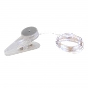 Гирлянда «Роса» с прищепкой 3 м, 30 LED, белое свечение, 2хCR2032 в комплекте NEON-NIGHT | Фото 4