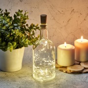 Гирлянда «Роса» с пробкой 2 м, 20 LED, теплое белое свечение, 3хLR44 в комплекте NEON-NIGHT | Фото 1