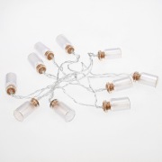 Гирлянда светодиодная «Баночки» 1.5 м, 10 LED, прозрачный ПВХ, цвет свечения теплый белый, 2 х АА (батарейки не в комплекте) NEON-NIGHT | Фото 3