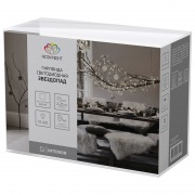 Гирлянда светодиодная «Звездопад» бирюзовая 10 LED, 2,25 м, прозрачныйПВХ, белый цвет свечения, 2 х АА (батарейки не в комплекте) NEON-NIGHT | Фото 6