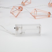 Гирлянда светодиодная «Кристаллы» бронзовые 10 LED, 1,5 м, прозрачный ПВХ, теплый белый свет свечения, 2 х АА (батарейки не в комплекте) NEON-NIGHT | Фото 7