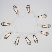 Гирлянда светодиодная «Кристаллы» черные 10 LED, 1,5 м, прозрачный ПВХ, теплый белый свет свечения, 2 х АА (батарейки не в комплекте) NEON-NIGHT | Фото 5