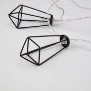 Гирлянда светодиодная «Кристаллы» черные 10 LED, 1,5 м, прозрачный ПВХ, теплый белый свет свечения, 2 х АА (батарейки не в комплекте) NEON-NIGHT | Фото 7