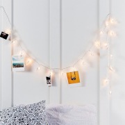 Гирлянда светодиодная «Прищепки» 10 LED, 1.5 м, прозрачный ПВХ, теплый белый цвет свечения, 2 х АА (батарейки не в комплекте) NEON-NIGHT | Фото 3