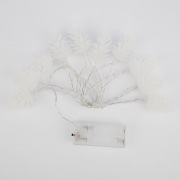 Гирлянда светодиодная «Шишки» 1.5 м, 10 LED, прозрачный ПВХ, цвет свечения теплый белый, 2 х АА (батарейки не в комплекте) NEON-NIGHT | Фото 3
