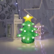 Акриловая светодиодная фигура «Елочка» 15х15х22 см, 20 светодиодов, батарейки 2хAA (не входят в комплект) NEON-NIGHT | Фото 1