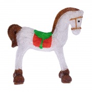 Акриловая светодиодная фигура «Лошадка» 38х13х38 см, 60 светодиодов, IP65, понижающий трансформатор в комплекте NEON-NIGHT | Фото 3